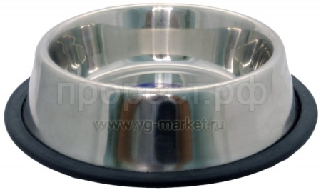Миска металлическая на резинке 0,71л АМР071